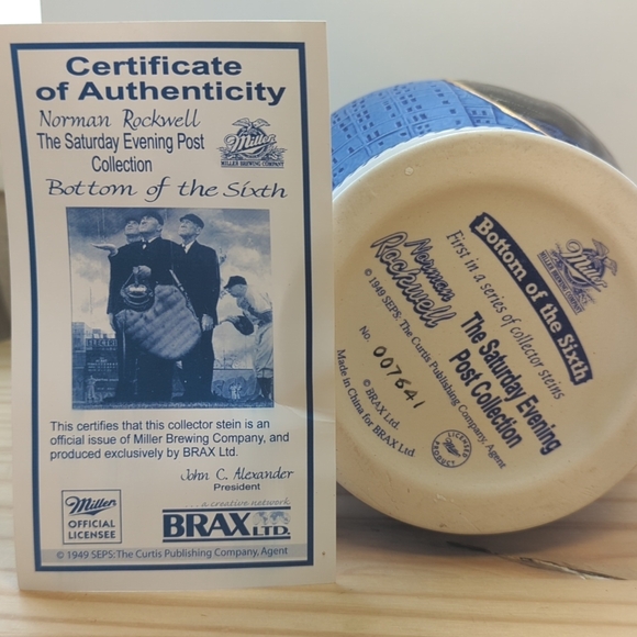 Miller Brewing Stein, 2001 - Picture 4 of 4